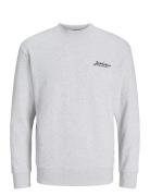 Jack & J S Jjbeau Sweat Crew Neck Grå