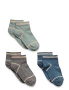 Mp Denmark Bo Sneaker Socks - 3-Pack Blå