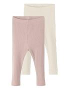 Name It Nbnkab 2P Legging Noos Rosa