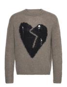 AllSaints Luvheart Brun