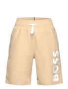 BOSS Swim Shorts Beige