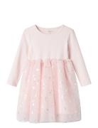 Name It Nmfdubutterfly Ls Dress Rosa