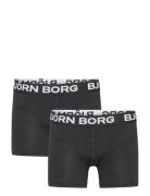 Björn Borg Cotton Stretch Boxer 2P Svart