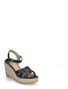 Lauren Ralph Lauren Soffia Calfskin Espadrille Svart