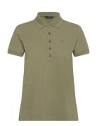 Lauren Ralph Lauren Piqué Polo Shirt Khaki Green