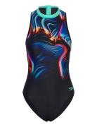 Speedo Womens Printed Hydrasuit Svart