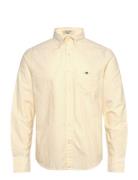 GANT Reg Classic Oxford Stripe Shirt Gul