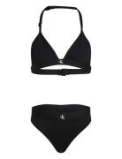 Calvin Klein Triangle Bikini Set Svart