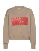 Mads Nørgaard Organic Sweat Tilvina Sweatshirt Beige