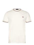 Fred Perry Twin Tipped T-Shirt Vit