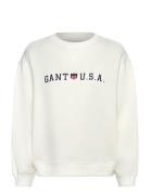 GANT Shield Usa C-Neck Sweat Vit