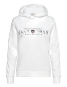 GANT Reg Shield Hoodie Vit