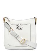 Lauren Ralph Lauren Pebbled Leather Large Cameryn Crossbody Vit