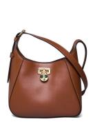 Lauren Ralph Lauren Leather Small Tanner Shoulder Bag Brun