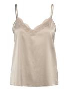 Rosemunde Rhjasmine Sl Night Strap Top Beige