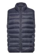 Mango Quilted Gilet Marinblå