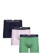 Polo Ralph Lauren Stretch Cotton Boxer Brief 3-Pack Marinblå