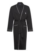 Polo Ralph Lauren Cotton-Blend Jersey Robe Svart