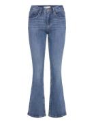 Gina Tricot Low Waist Bootcut Jeans Blå