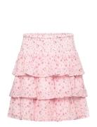 Lindex Skirt Flounces And Smock Chiff Rosa