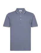 Lindbergh Polo Shirt With Contrast Piping Blå