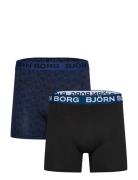 Björn Borg Cotton Stretch Boxer 2P Marinblå