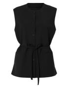 Selected Femme Slfabbi Vest Svart