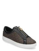 Michael Kors Keaton Zip Slip On Brun