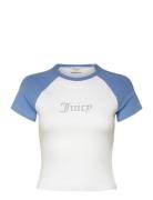 Juicy Couture Contrast Raglan Baby Tee Vit