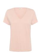 Cream Crnaia Deep V-Neck T-Shirt Rosa