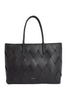 Calvin Klein Ck Woven Medium Shopper Svart