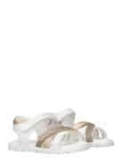 Tommy Hilfiger Girls Glitter Velcro Sandals Vit