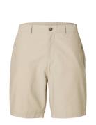 Selected Homme Slhregular-Karl Seersucker Shorts Noos Beige