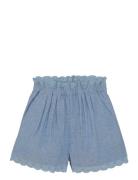 Creamie Shorts Chambray Blå